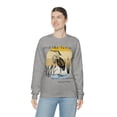 thumbnail image 4 of Great Blue Heron Sweatshirt Bird Lover Long Sleeve Shirt Nature Gift Ideas Grey Small, 4 of 10