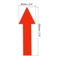 thumbnail image 2 of 8x2" Arrow Sticker Directional Sign Adhesive Removable Floor Decal, Red, 20Set / 60 Pack, 2 of 6
