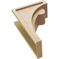 thumbnail image 6 of 7"W x 14"D x 21"H Classic Viola Rough Cedar Woodgrain TimberThane Corbel, Primed Tan, 6 of 6