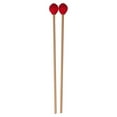 thumbnail image 1 of Middle Marimba Stick Mallets Xylophone Glockensplel Mallet with Beech Handle Percussion Kit Musical Instrument Accessories Mallets for Professionals Amateurs 1 Pair Red, 1 of 7
