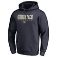 thumbnail image 2 of Men's Navy Georgia Tech Yellow Jackets Team Unity Baseball Pullover Hoodie, 2 of 3