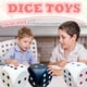 thumbnail image 4 of Juego de dados gigantes de 15 cm, divertido, relleno de espuma, para noches de juegos, color rojo, 4 of 6