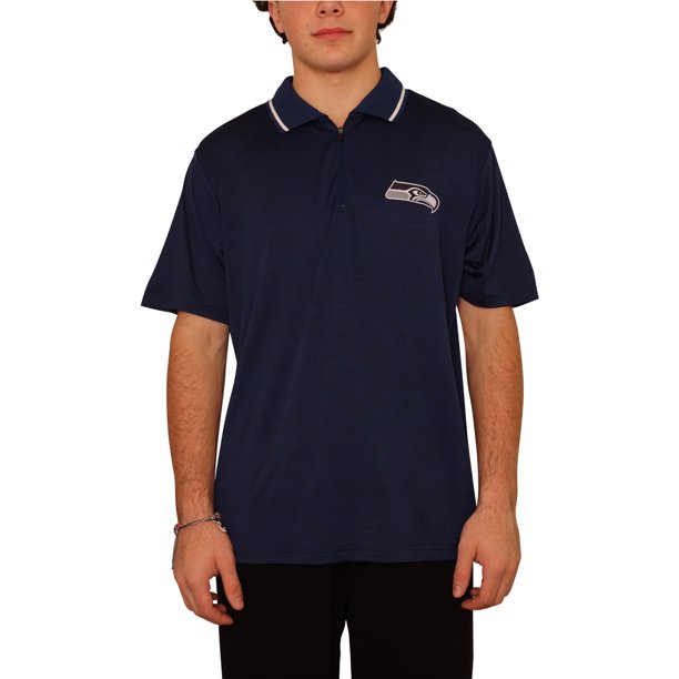 G-III Sports Hombres Seattle Seahawks Rugby Polo Shirt sse L