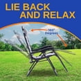 thumbnail image 4 of SereneLife Padded Zero Gravity Lounge Chair, 4 of 4