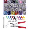 thumbnail image 1 of Kit de herramientas para cierres a presión, 10 colores. Kit de herramientas para cierres a presión., 1 of 5