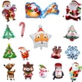 thumbnail image 4 of pieza de globos de aluminio de Feliz Navidad para Año Nuevo, Papá Noel, muñeco de nieve, árbol de Navidad, bolas de pingüino, decoraciones navideñas para el hogar, 4 of 5