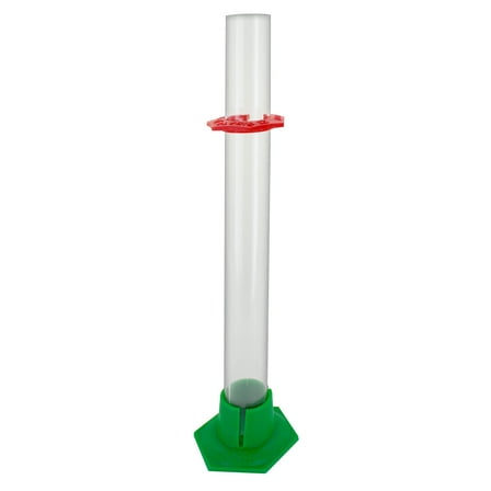 1X Glass 12" Hydrometer Test Jar with Safety Bumper
