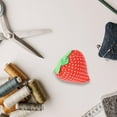 thumbnail image 3 of FESTFENDS 10Pcs Multi Color Strawberry Shape Pin Cushion for Sewing and Portable Use in Home, 3 of 8