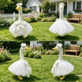 thumbnail image 6 of 23 Inch Porch Goose Clothing Set,Puffy Skirt Goose Outfit for White Goose Statue,Decorative Garden Lawn Yard Goose Clothes for Seasonal Home Porch Display, 6 of 6