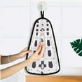 thumbnail image 5 of Cartoon Animal Pattern Hanging Towel Hand Towel 16.53x12.20in Quick-Drying for Kitchen and Bathroom Use, 5 of 6