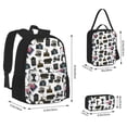 thumbnail image 2 of Wukai Cool Camera for Backpack Combination Three-piece Set, Pocket Backpack Messenger Lunch Bag Pencil Case Set, Suitable for School, Office, Unisex, 2 of 7