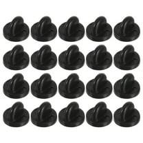 MLINS  200 Pcs Button Backs Pin Locking Clutch Backings with Black