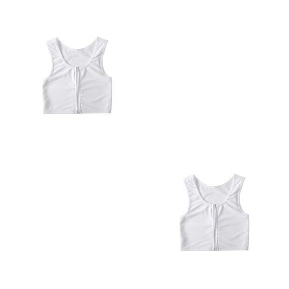 Qarigey Camiseta sin mangas Tomboy Breast chaleco Binder ropa interior elástica fortalecer vendaje reforzado corsé ropa femenina Type5 NO5