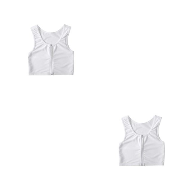 Qarigey Camiseta sin mangas Tomboy Breast chaleco Binder ropa interior elástica fortalecer vendaje reforzado corsé ropa femenina Type5 NO5