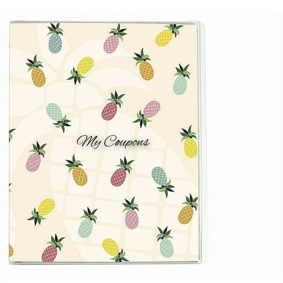 Ultra PRO Small Coupon Organizer Portfolio - Pineapples