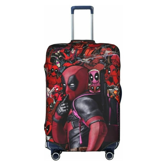 Double-sided Printed Luggage Cover Deadpool Travel Suitcase Protector Baggage Covers Medium
