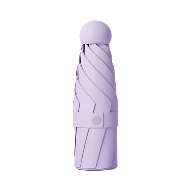 Miniparaguas Anti-UV para DíAs Soleados y Lluviosos, PortáTil, con Revestimiento UV y 6 Varillas Reforzadas, Color .