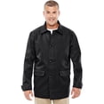 thumbnail image 1 of Devon & Jones D982 Men's Lightweight Basic Trench Jacket - Black - XXX-Large, 1 of 2