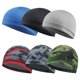 thumbnail image 1 of 6 Piezas Gorro de Calavera Gorros para Correr Gorros Antisudor Forro de Casco de Ciclismo de Seda de Leche para Hombres Rojo Verde, 1 of 5