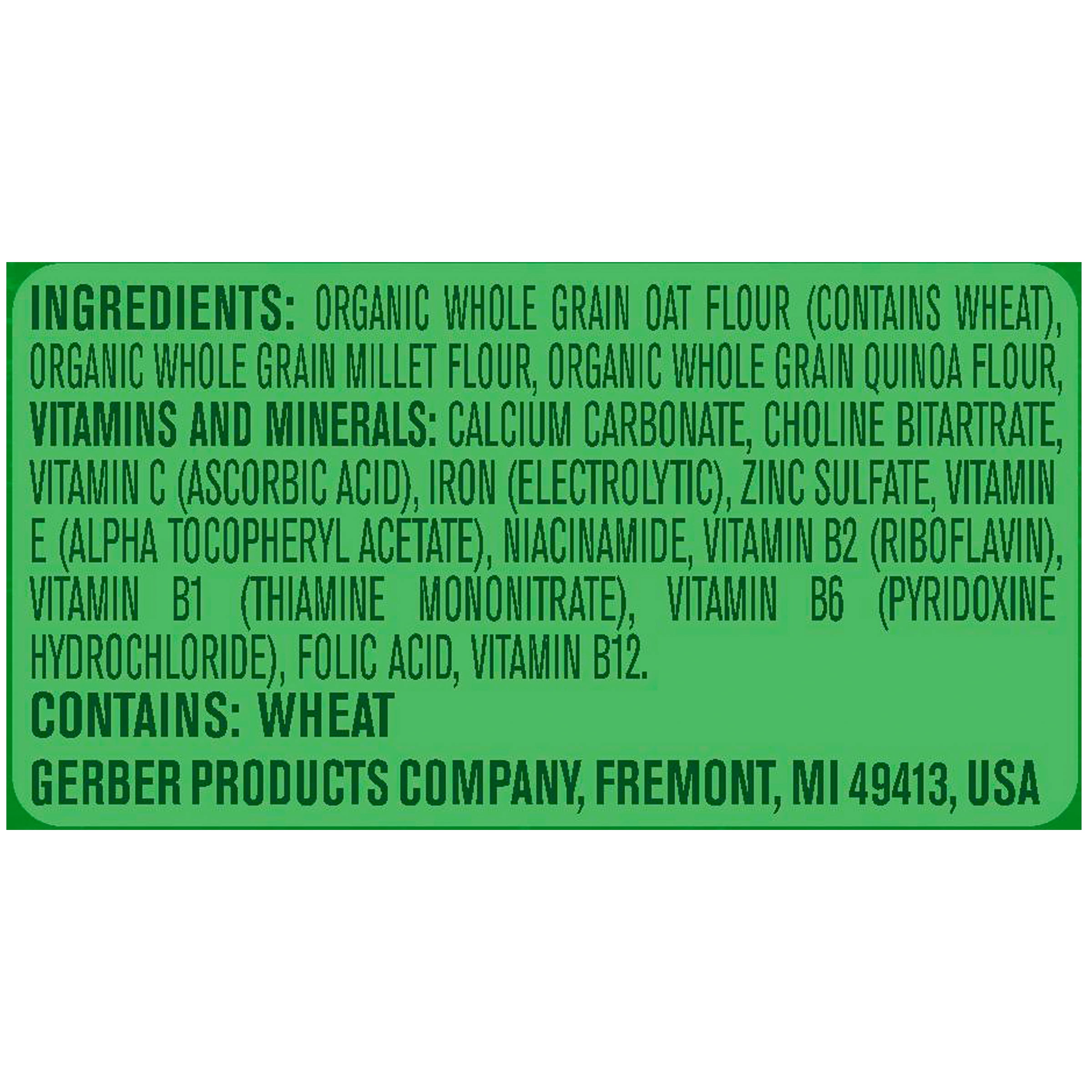 gerber quinoa cereal