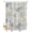 Beige Turquoise Gray, variant on Split Shower Curtain for Transfer Bench, Aqua Teal Coastal Fabric Shower Curtains for Bathroom, Summer Beach Starfish Coral Nautical Rustic Tub Sliding Transfer Bench Waterproof Bath Curtains 72"x72"