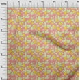 thumbnail image 3 of oneOone Silk Tabby Light Pink Fabric Tropical Leaf Sewing Craft Projects Fabric Prints By Yard 42 Inch Wide, 3 of 5