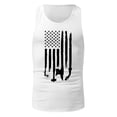 thumbnail image 3 of Eashery Vest T Shirt Men Sweaty Tops Summer Casual Vests for Men White X-Large, 3 of 5