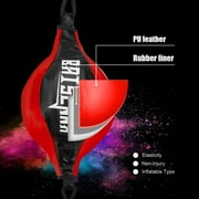 Double End Ball, EEEkit Boxing Speed Dodge Training Ball Leather Punch Bag Hanging Speed Ball for Gym Boxing Speed Training, Includes Cord, Stress Relief Exercise Equipment, Adult Teenagerss