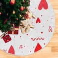 thumbnail image 5 of Coolnut Valentine's&nbsp;Day Love Heart&nbsp;Tree&nbsp;Skirt Double&nbsp;Layers Xmas Tree Skirts, Valentine's&nbsp;Day Holiday Party Indoor Outdoor Home Office Ornaments, 36", 5 of 6