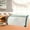 White Green L, variant on Tongina Iron Bread Box Bread Pastry with Roll Top Lids Bread Storage Bread Holder for Household Restaurant Kitchen Countertop White Green S