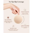 thumbnail image 3 of Reusable Silicone Nipple Covers - Waterproof, Nude, 4 Shades - Sticky Breast Stickers for Strapless Dress, 3 of 10