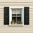 thumbnail image 3 of Resenkos Square Faux Window Panel, Durable, All-Weather Decor for Instant Architectural Character, 14"x25", Black, 3 of 11