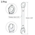 thumbnail image 2 of 3 Packs 8mm Thin Combination Wrench with Offset 6-Point End and Angled Open End, 2 of 6