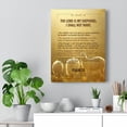 thumbnail image 4 of Scripture Walls Psalm 23 Gold My Shepherd Bible Chapter Canvas Christian Wall Art Ready to Hang Unframed, 4 of 6