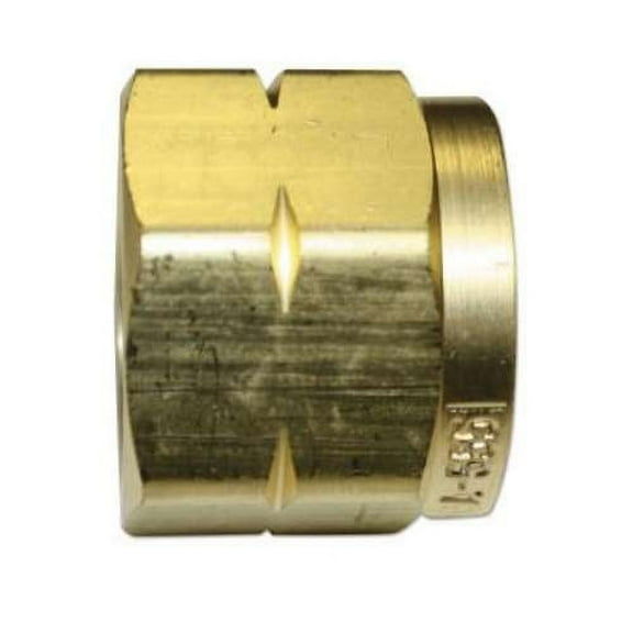 Western Enterprises Regulator Inlet Nuts, Butane; Propane, Brass, CGA-555 - 1 EA (312-72)