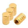 thumbnail image 3 of LOVIVER 4Pcs Tire Valve Caps Airtight Seal Universal for Motorcycles Suvs Gold, 3 of 8