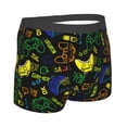 thumbnail image 4 of Uemuo Game Play Pattern Men's Boxer Briefs,Trunk Anti-Chafing,Comfortable, Durable, and Stylish Underwear-Medium, 4 of 9
