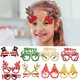 thumbnail image 2 of Montura de gafas de Navidad para niños, montura de gafas de Navidad, adorables, respetuosas con la piel, ligeras, creativas y divertidas, novedad, 2 of 4