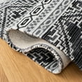 thumbnail image 5 of SAFAVIEH Classic Vintage Eric Geometric Polyester Area Rug, Black, 6' x 9', 5 of 8