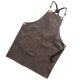 thumbnail image 1 of de trabajo de mezclil con múltiples bolsillos, correas cruzadas en el diseño de espalda, mantiene presión fuera del cuello Macarena Delantal de mezclilla con espalda cruzada, 1 of 8