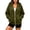 Dark Green, variant on Bovxnpu Womens Zip Up Hoodies Oversized Sweatshirts Zip Up Hooded Sweatshirt Long Sleeve Loose Jacket Fall Outfits
