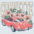 thumbnail image 3 of Men's General Motors Floral Corvette Graphic T-Shirt, 3 of 5