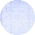 thumbnail image 1 of Ahgly Company Indoor Round Persian Blue Traditional Area Rugs, 7' Round, 1 of 4