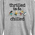 thumbnail image 3 of Peanuts - Snoopy and Friends Thrilled To Be Chilled - Toddler And Youth Long Sleeve Graphic T-Shirt, 3 of 6
