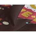 thumbnail image 4 of Ambesonne Love Quilted Bedspread Set 3 Pcs, Air Balloon Cheerful Retro, Queen Size, Multicolor, 4 of 5