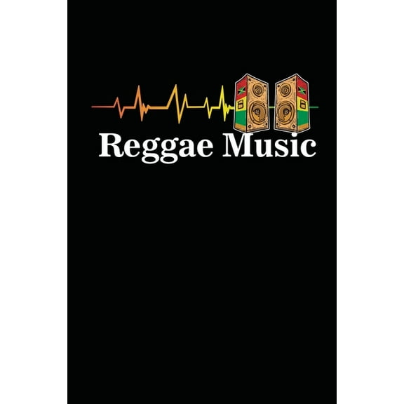 Reggae Music : Gift idea for reggae lovers and jamaican music addicts. 6 x 9 inches - 100 pages (Paperback)