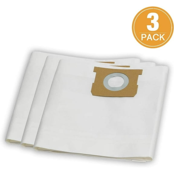 5 - 6 Gallon Standard Dust Bag, 3 Pack, VDBS,Compatible With Vacmaster 5-6 Gallon Wet/Dry Vacuum Cleaners