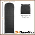 thumbnail image 6 of Sure-Max Heavy Duty Round Top Hand Truck Dolly Cover, Woven Cotton/Polyester, 50" x 16", Black, 6 of 7