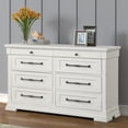 thumbnail image 2 of Roundhill Furniture Laria Contemporary 8-Drawer Dresser with Mirror, 2 of 9