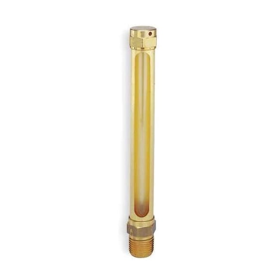 Ldi Industries Vented Oil Gauges,5.98 in H,Brass,NPTF G307-3